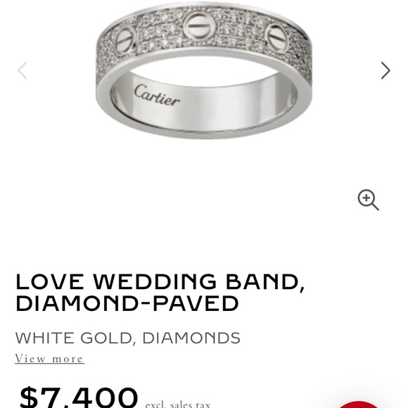 Cartier pave white gold - Picture 6 of 8